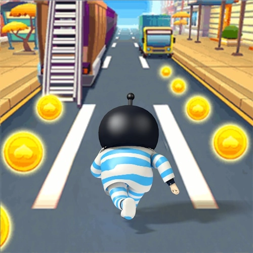 仔仔跑酷向前冲游戏