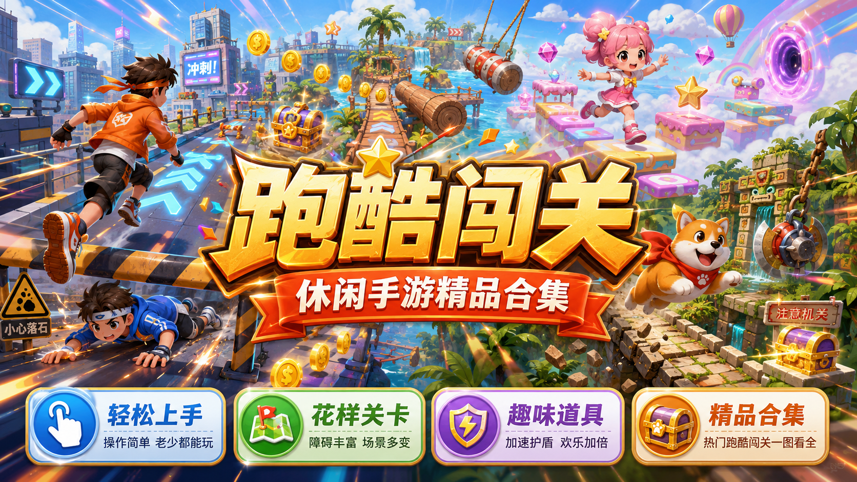 跑酷闯关