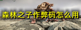 森林之子作弊码怎么用