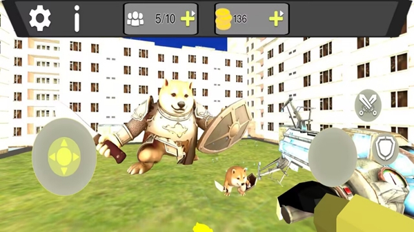 我的刀盾狗大作战游戏截图1