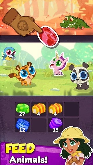 合并动物园无限金币钻石版截图3