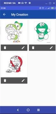 哆啦A梦涂色书(Doramon Coloring Book)游戏截图3