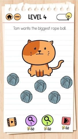 大脑测试棘手难题游戏截图1