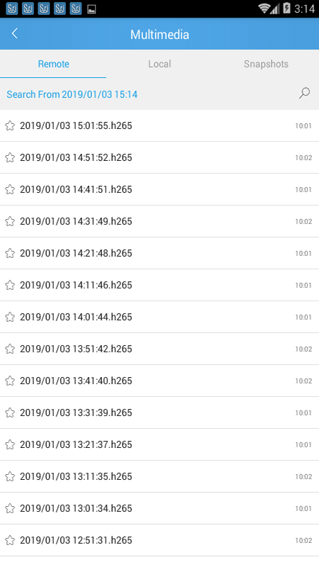 SriHome摄像头APP截图2
