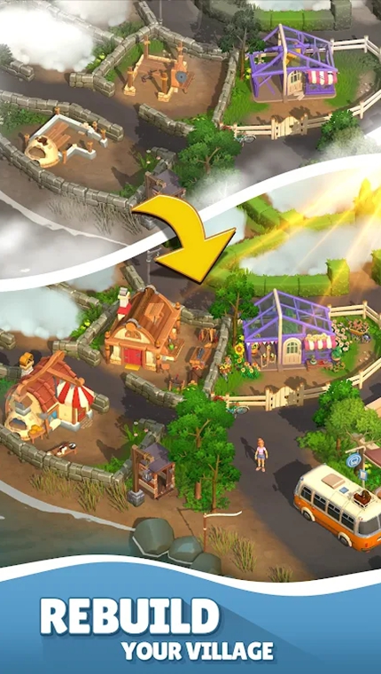 米娅的合并冒险游戏(Mias Merge Adventures)游戏截图2