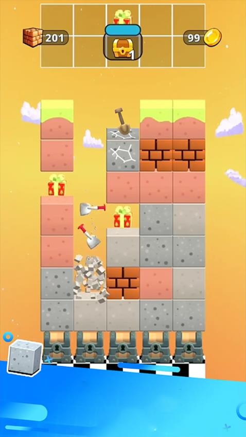 像素挖矿模拟游戏截图1