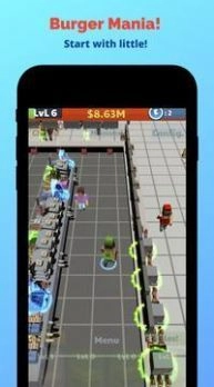 汉堡狂热放置大亨(Burger Mania - Idle Tycoon)游戏截图2