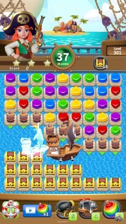 海盗珠宝搜寻(PirateJewel Quest)游戏截图1