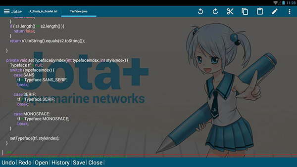jota+ text editor中文版截图3