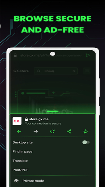 Opera gx浏览器截图4