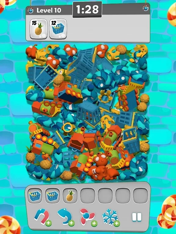 3D匹配闯关(OmNom 3DMatch)游戏截图2