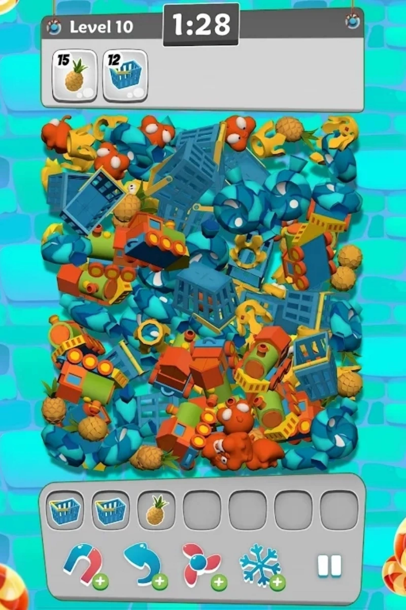 3D匹配闯关(OmNom 3DMatch)游戏