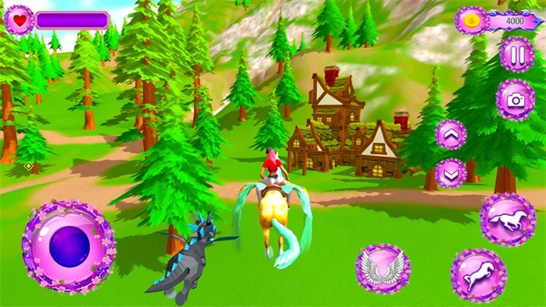 我的飞天独角小马(My Flying Unicorn Horse Game)游戏截图1