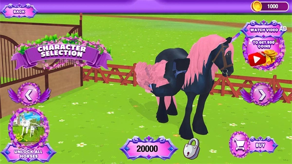 我的飞天独角小马(My Flying Unicorn Horse Game)游戏截图3