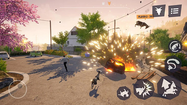 模拟山羊3手机版(Goat Simulator 3)截图4