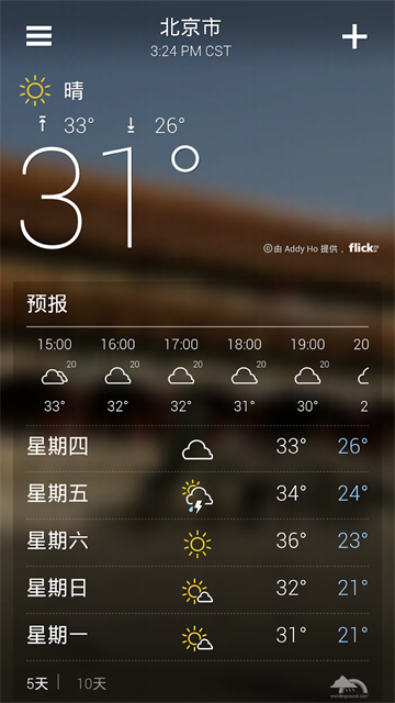 雅虎天气官方版截图3