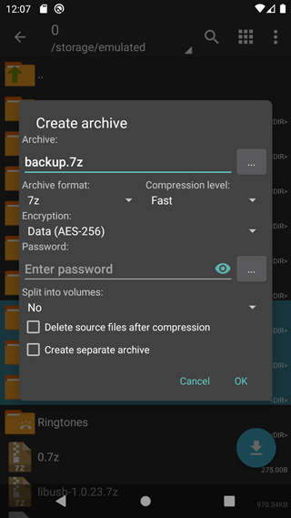 ZArchiverPro老版本截图4
