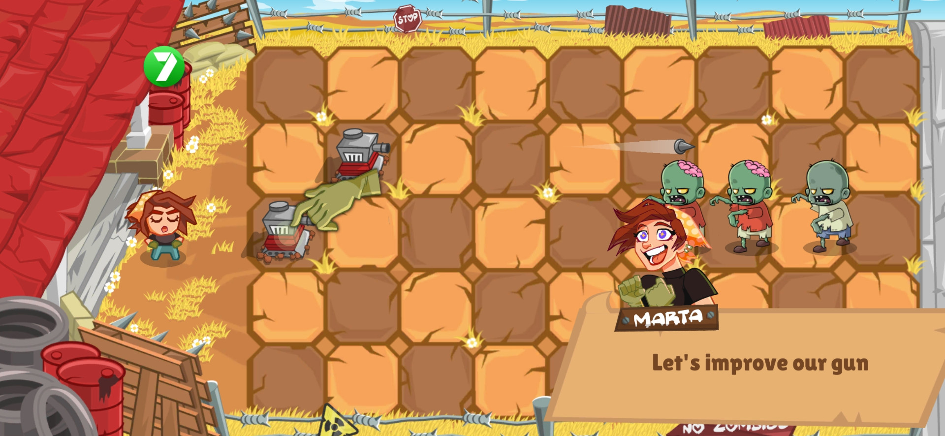 豪宅大战僵尸游戏截图3