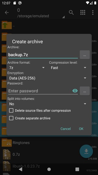 Zarchiver Pro蓝色版截图4