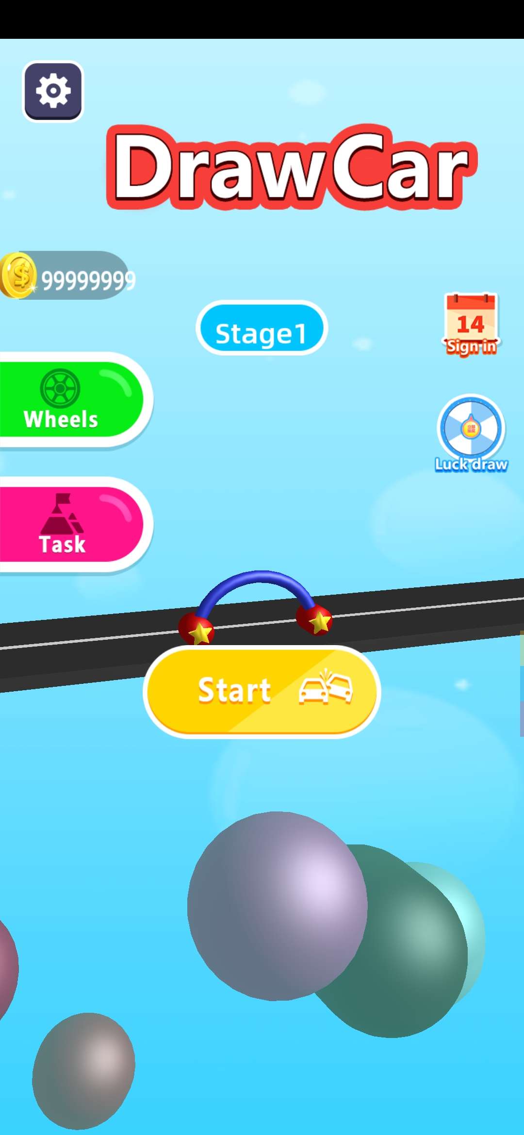 Draw Car(手画赛车划线决斗破解版) 1.0.7安卓版截图1