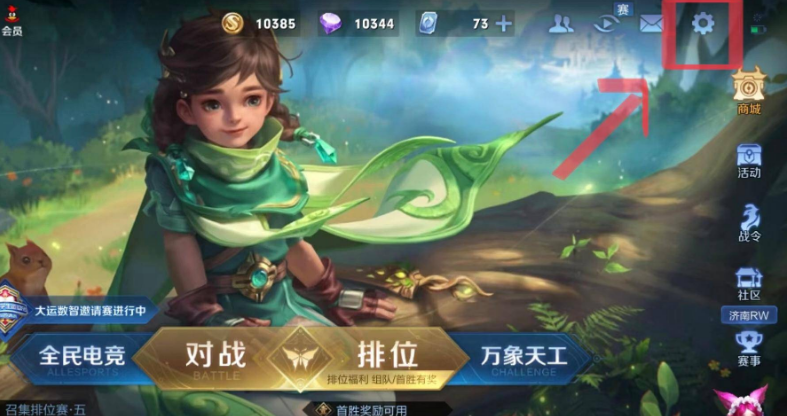 王者荣耀怎么设置隐身状态