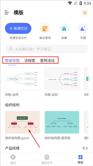 processon思维导图