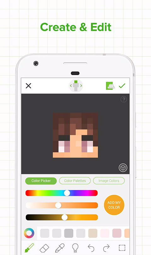 我的世界皮肤编辑器官方版(Skinseed)截图1