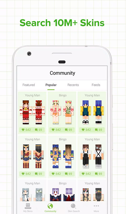我的世界皮肤编辑器官方版(Skinseed)截图3