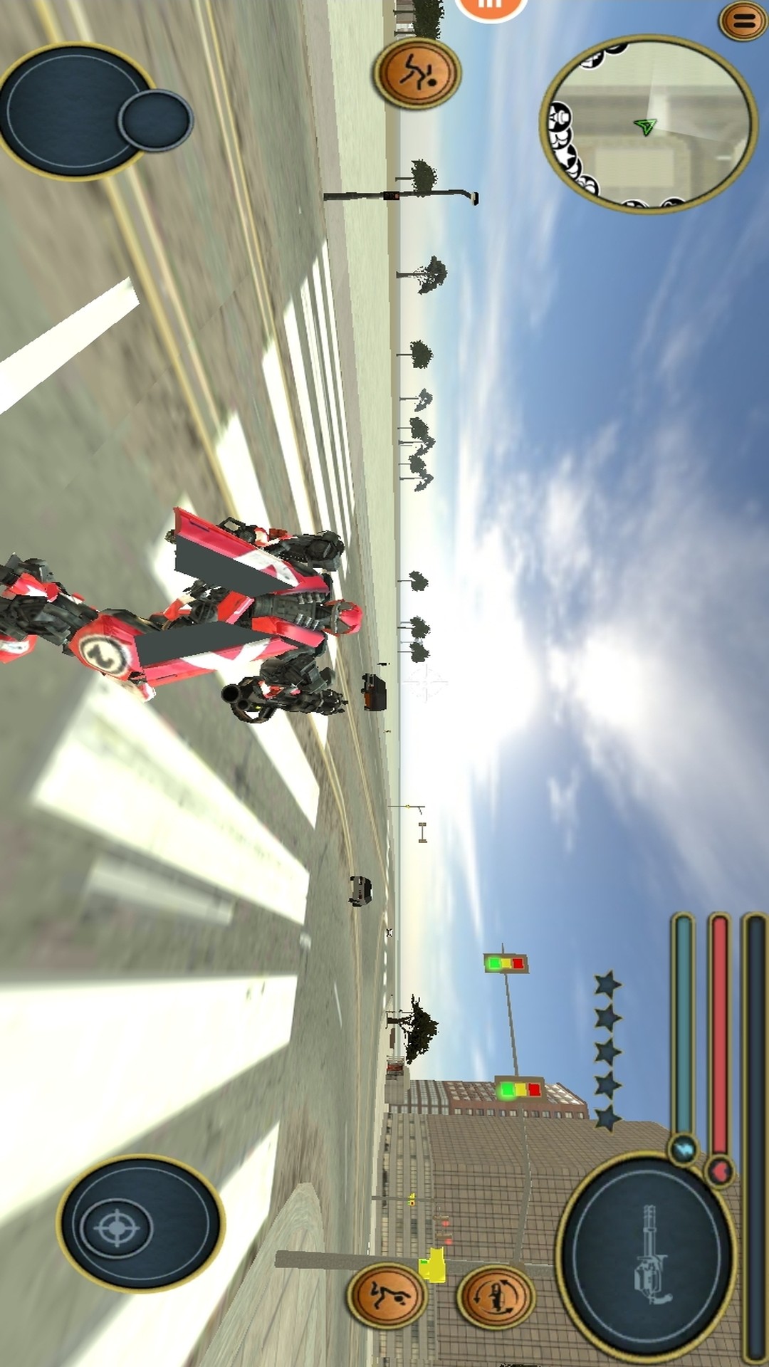 变形汽车机器人游戏截图1