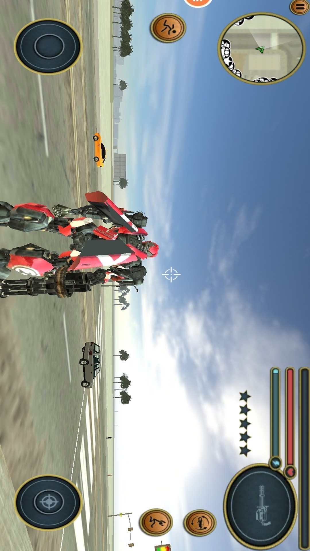 变形汽车机器人游戏截图3