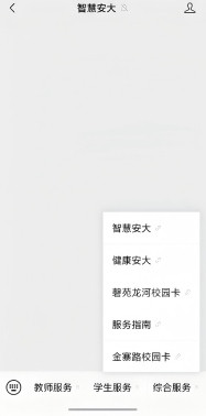 智慧安大教务系统