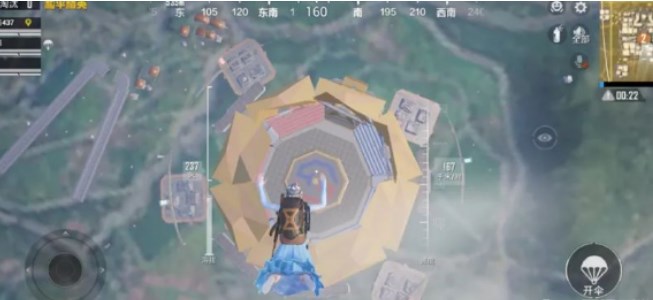 和平精英天空赛场八角笼在哪-和平精英天空赛场八角笼位置进入方法介绍