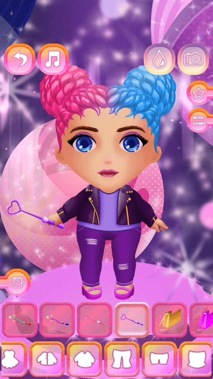 可爱女孩换装(Cute Dolls Dress Up)截图1