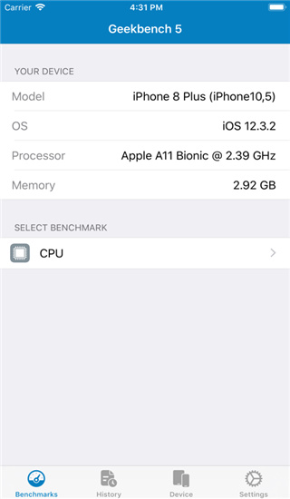Geekbench5手机版截图4