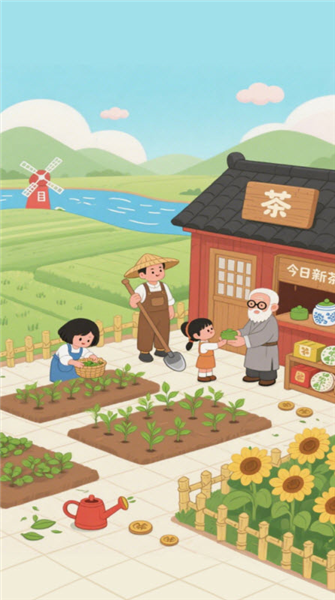 茶香山庄赚钱游戏