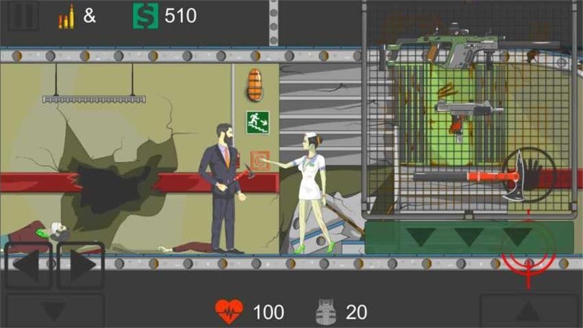 平面僵尸战斗模拟游戏截图3