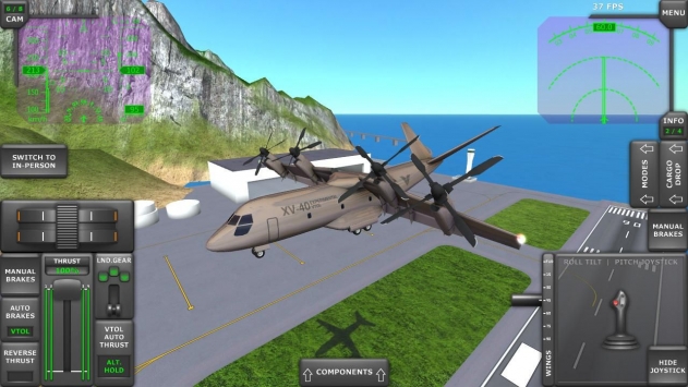 涡轮螺旋桨飞行模拟器3D(Turboprop Flight Simulator)完整版截图1