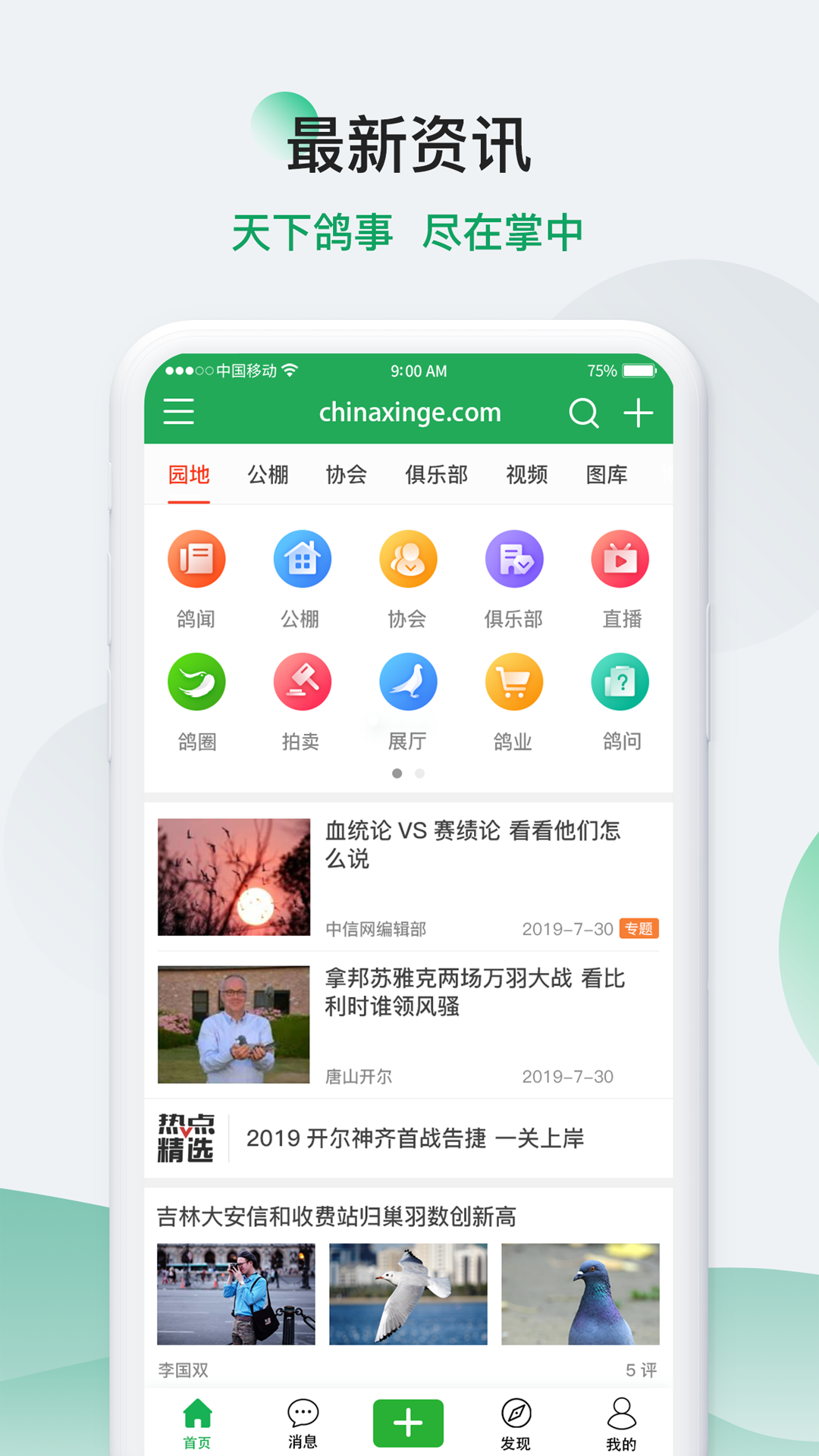 中国信鸽信息网手机版截图5