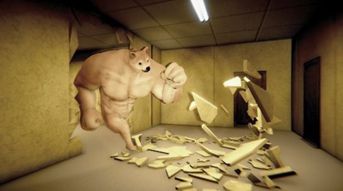 Backrooms Buff Doge截图3