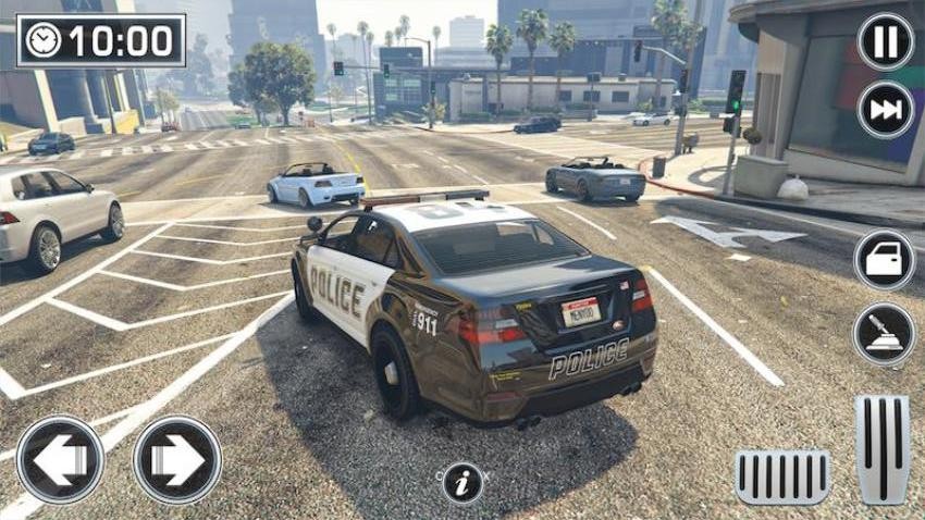 城市警车追击模拟游戏截图3