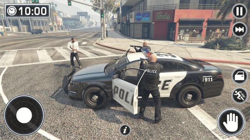 城市警车追击模拟游戏截图2