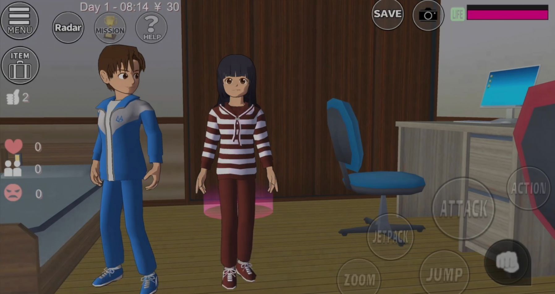 樱花校园模拟器正版截图4