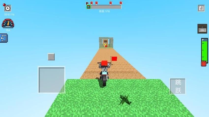 像素摩托车模拟器游戏截图1