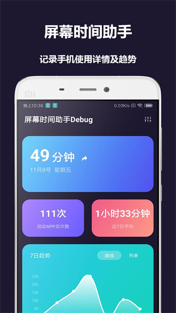 屏幕时间助手截图1