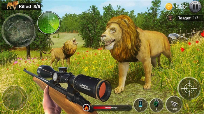 野生恐龙狩猎3D(Wild Animal Hunter)截图1