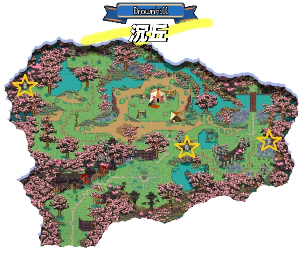 奇因希德kynseed夏日谷区地图石位置方向