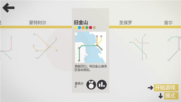 迷你地铁2026解锁全部城市版