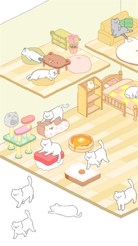 猫咪很可爱可我是幽灵汉化版截图3