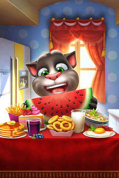 我的汤姆猫(My Talking Tom)无限金币钻石截图1