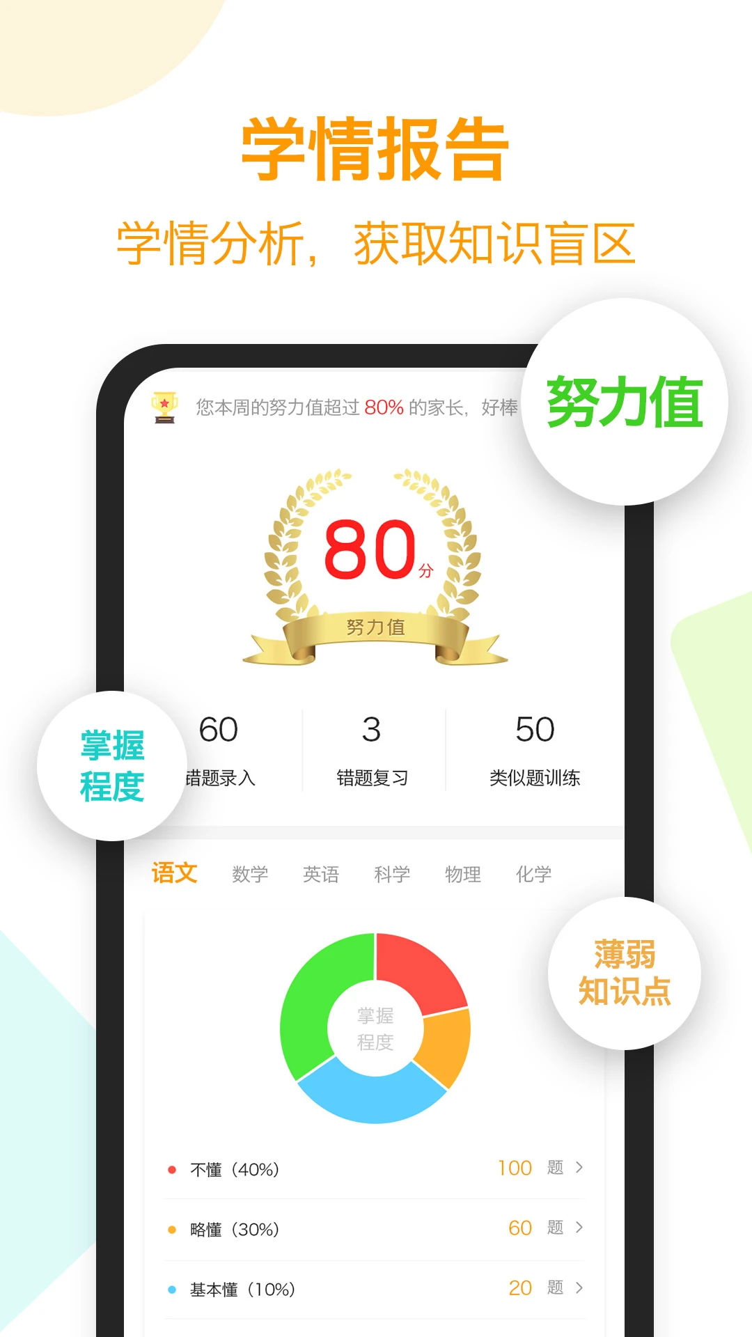 橙果错题本截图2